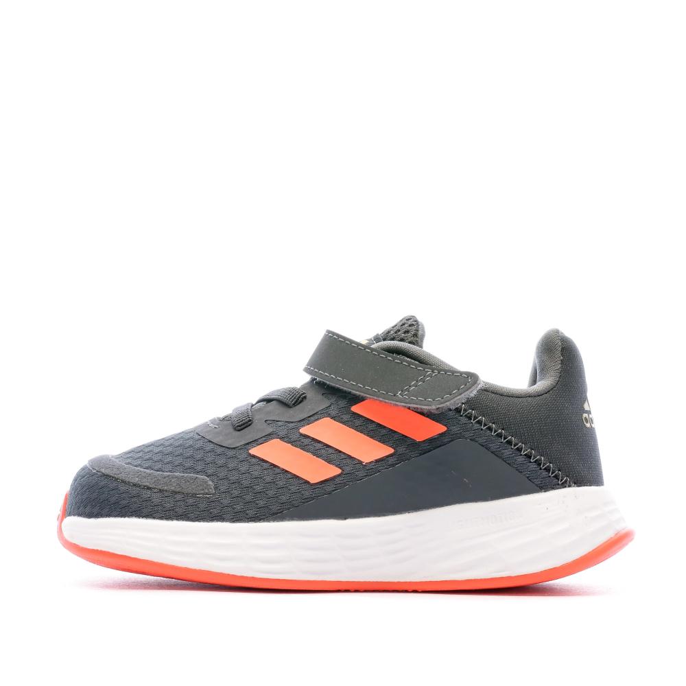 Adidas Baskets Gris Foncé Garçon Adidas Duramo