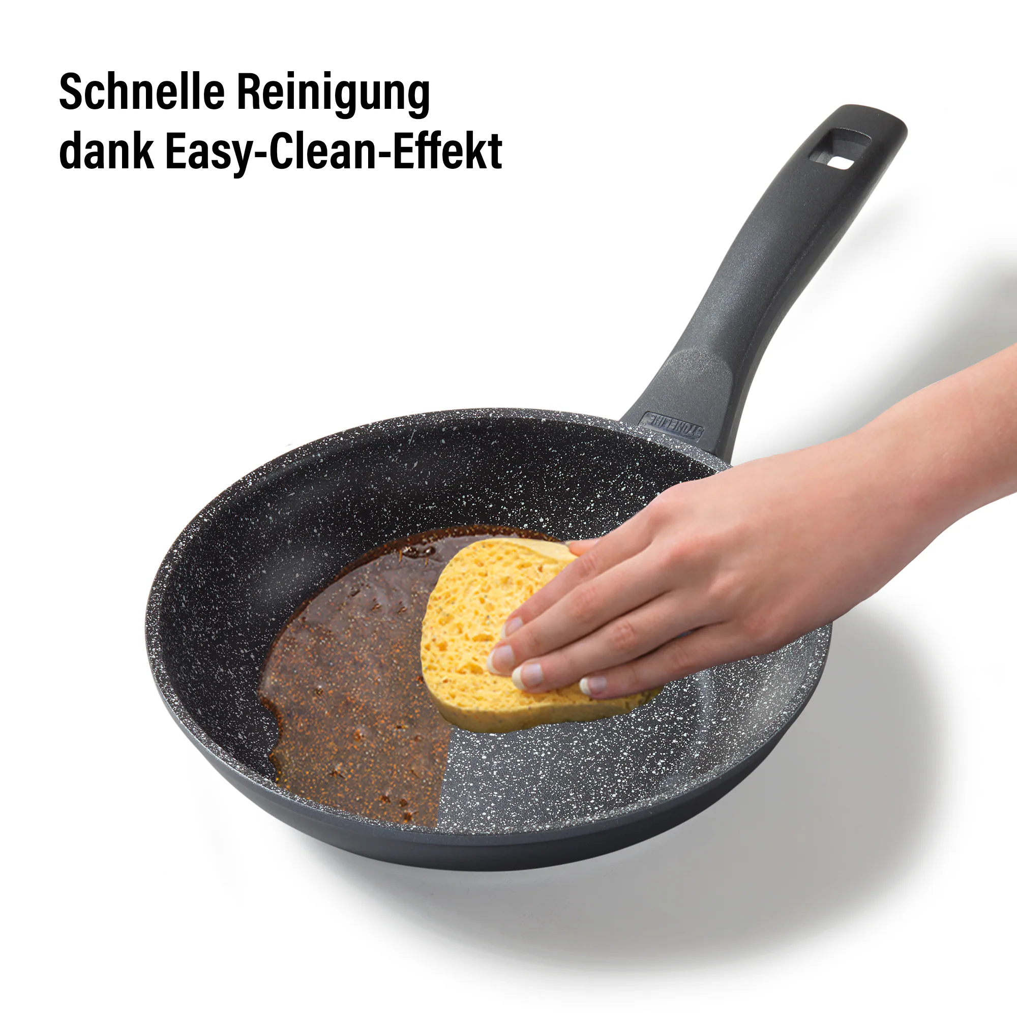 STONELINE® Bratpfanne 20 cm, Made in Germany, Induktion, antihaftbeschichtete Pfanne