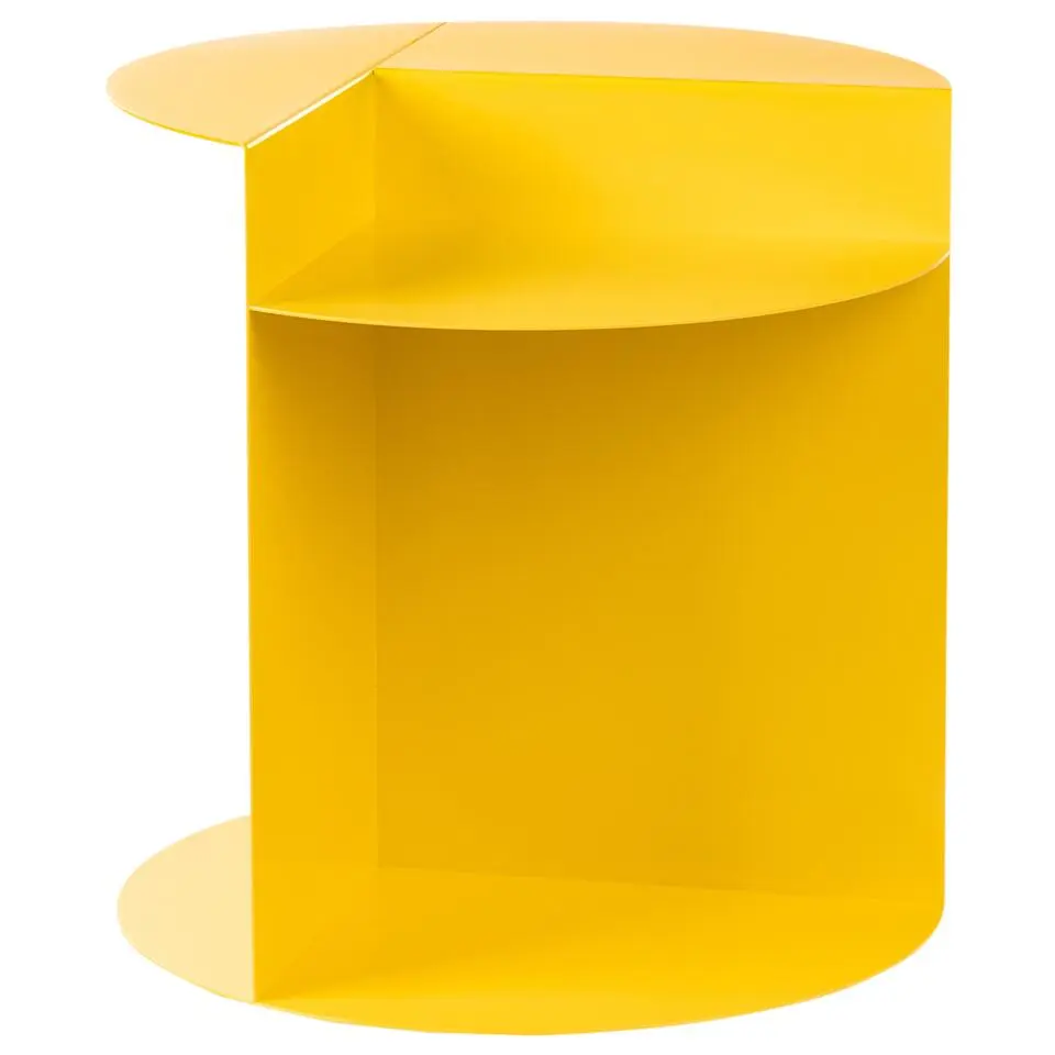TAGGART - Bijzettafel - Geel - IJzer