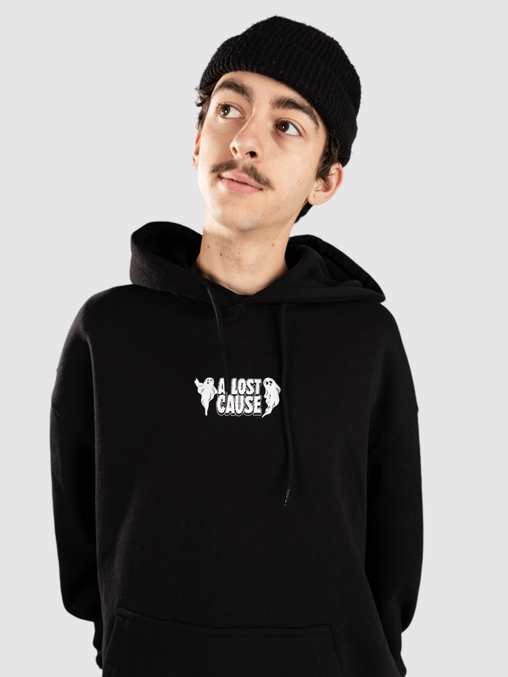 A Lost Cause Ghostin Hoodie black