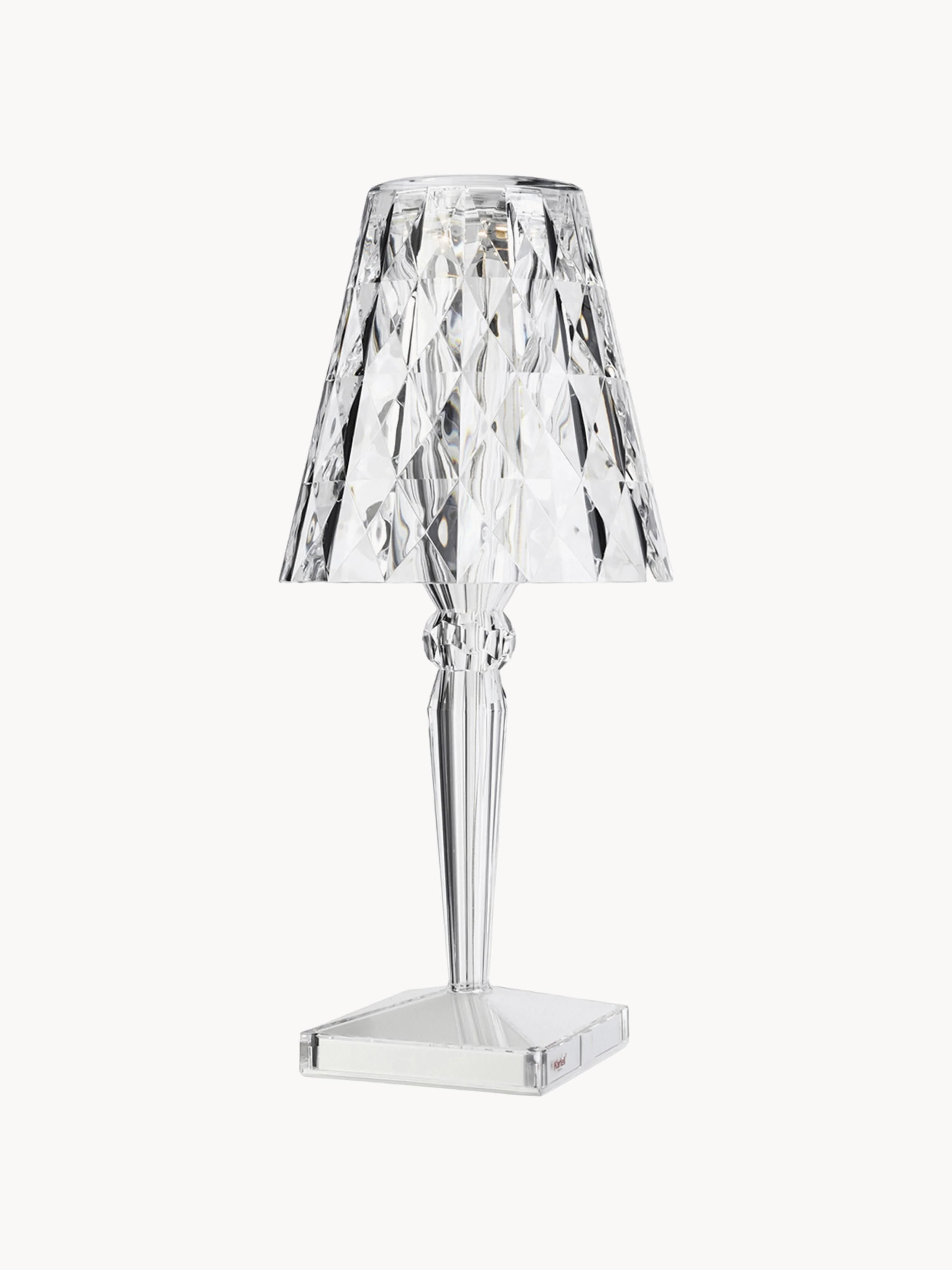 Mobiele dimbare LED-tafellamp Big Battery, H 37 cm