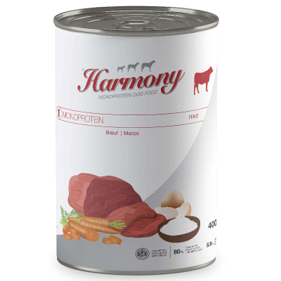 Harmony Dog Monoprotein Rind Nassfutter Dose