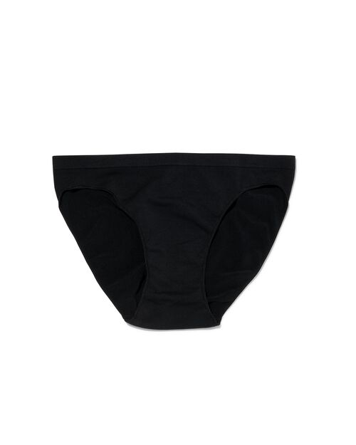 Slip femme sans coutures noir