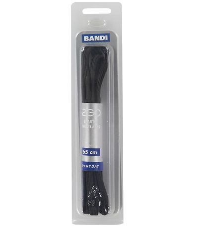 2GO elastische Schnürsenkel - 65 cm - 1 Paar - Schwarz