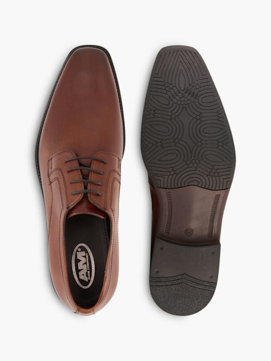 AM SHOE Businessschuh Braun