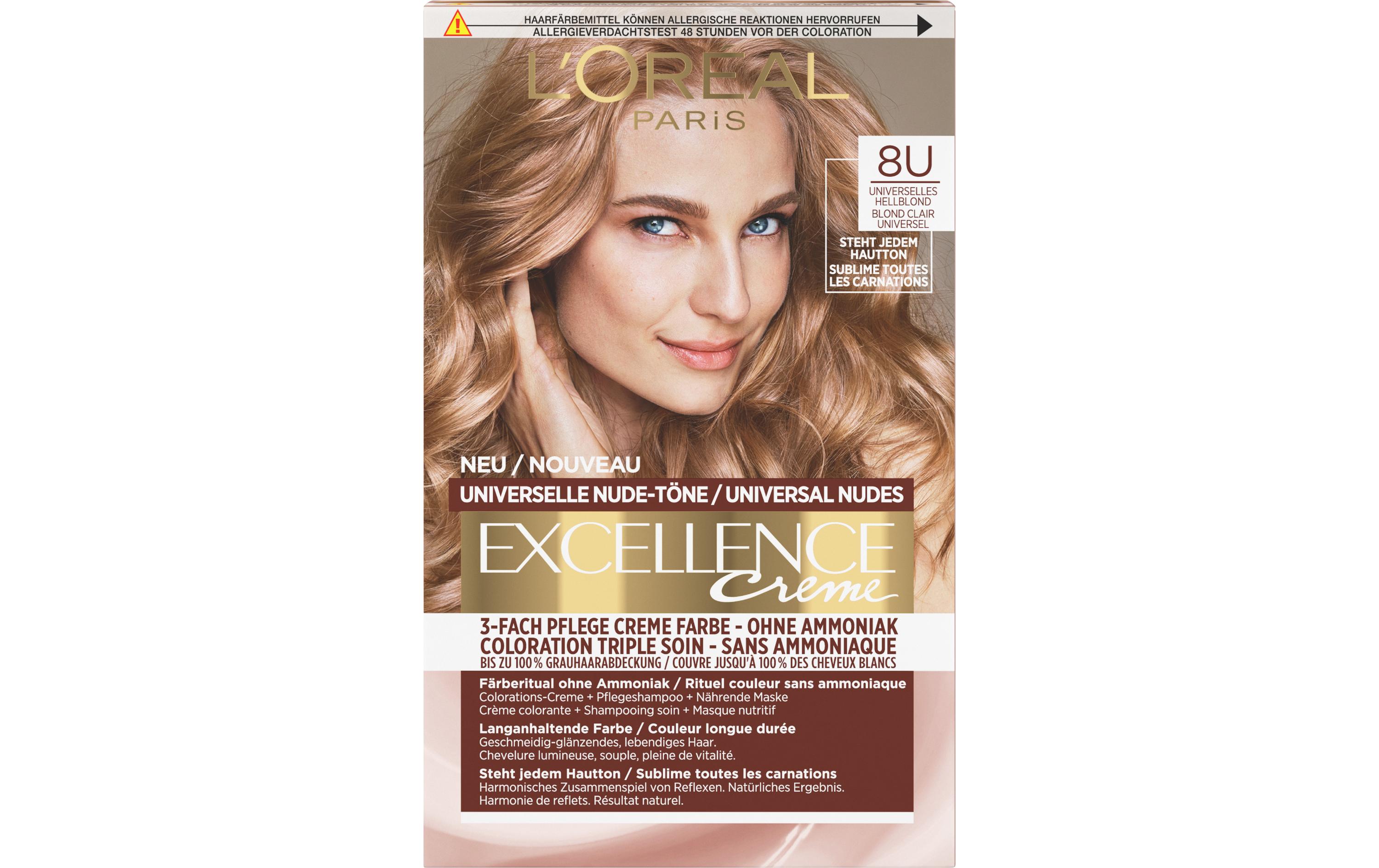 Haarcoloration Ex Crème Nudes 8U Univ. HellblondHochwertige Coloration für die Haare