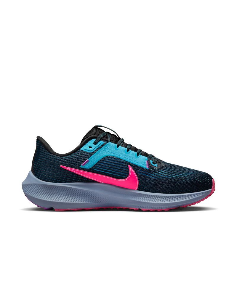 Chaussures de running Nike Pegasus 40 Noir & Bleu pour femme