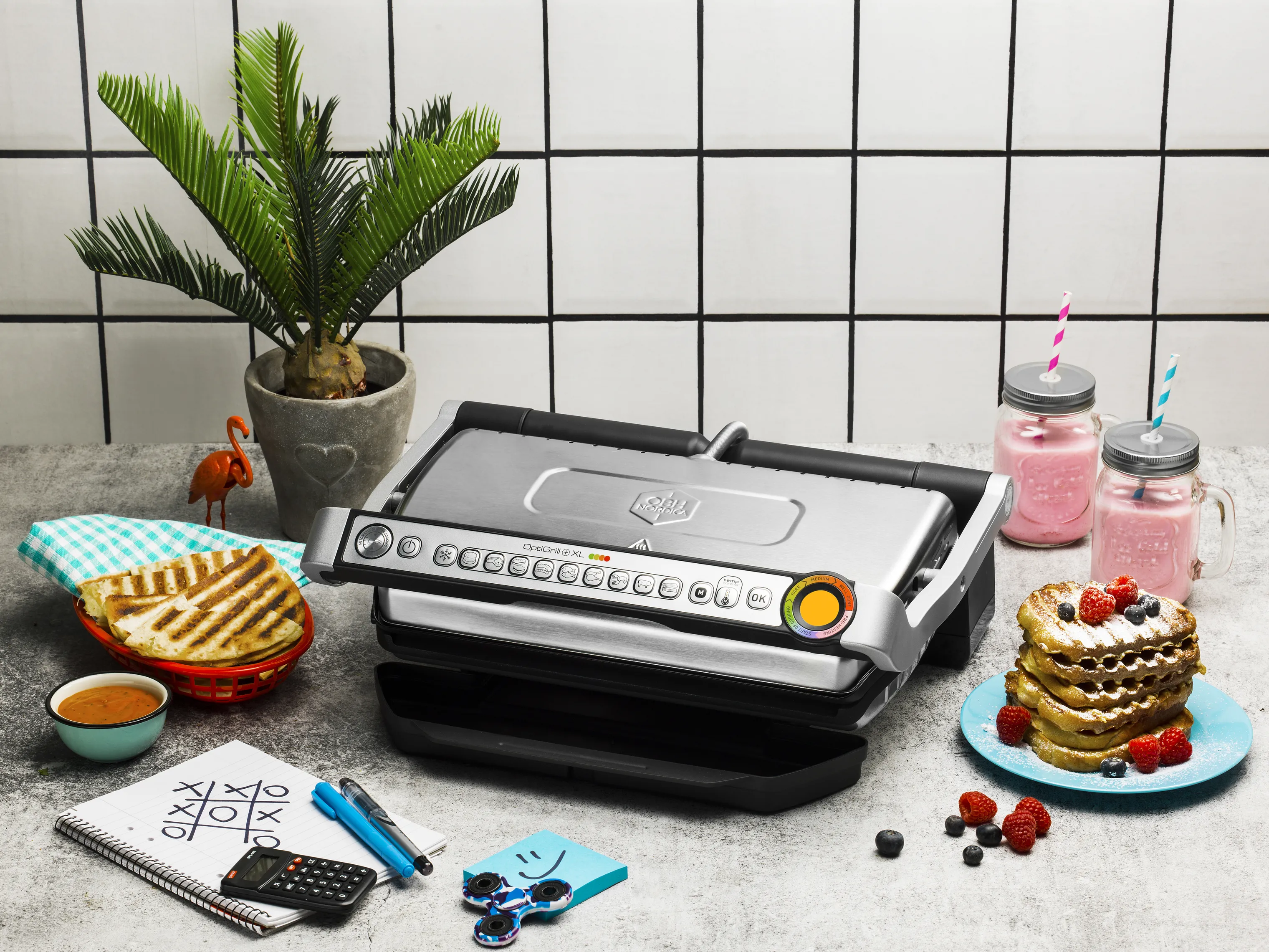 OBH Nordica OptiGrill+ XL Bordgrill