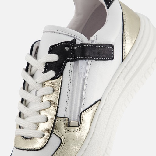 Giga Sneakers wit Leer
