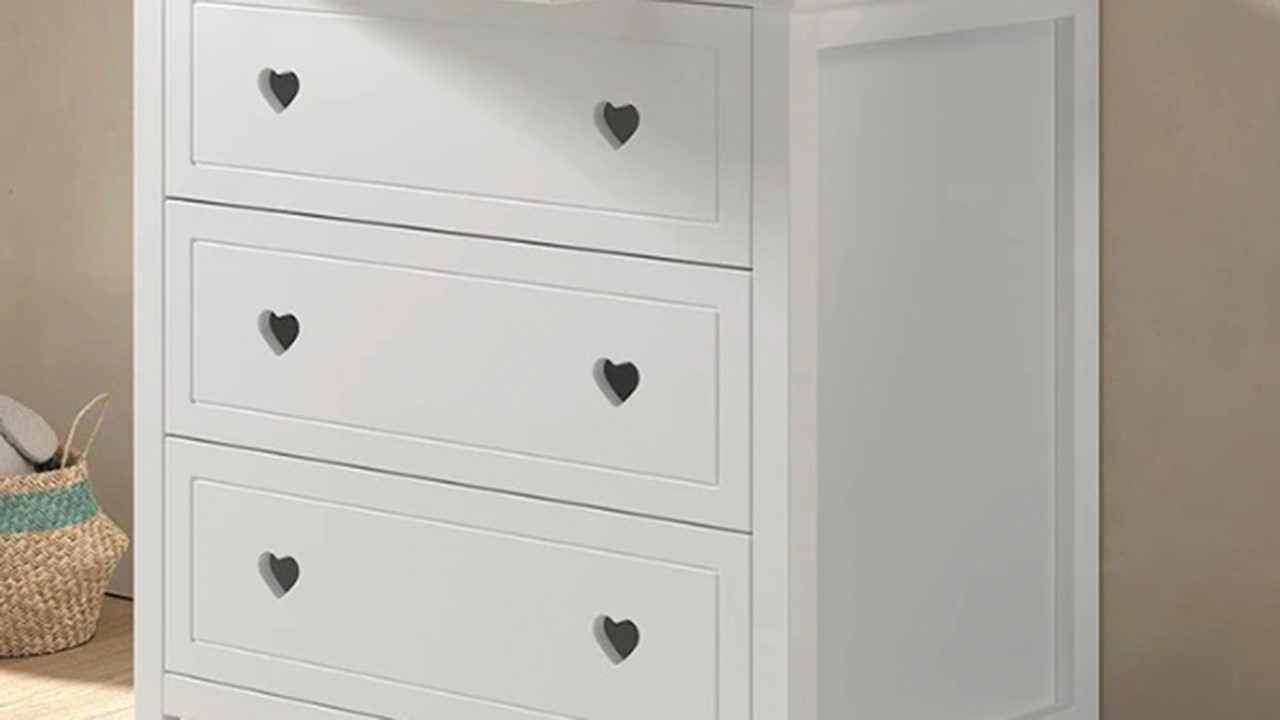 Commode Amori met opzetstuk wit