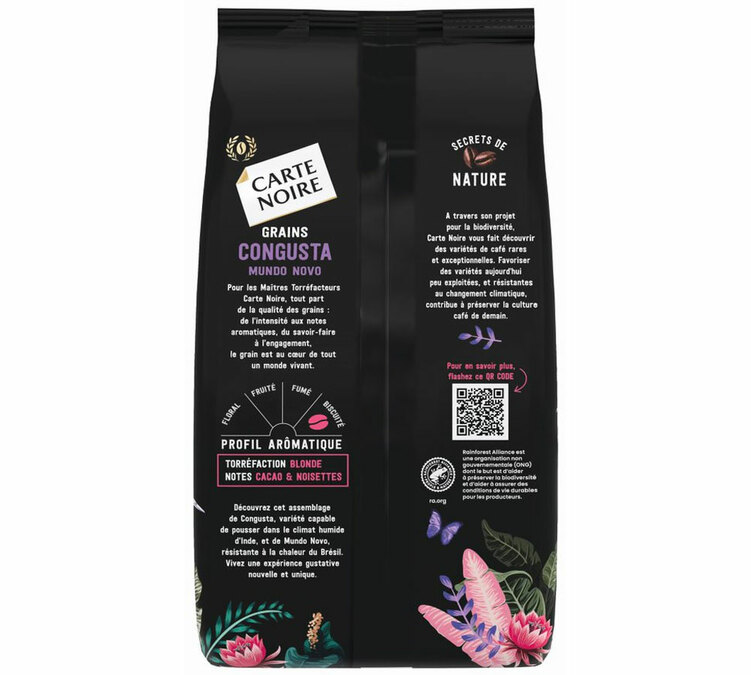 1 kg café en grain Congusta Secret de nature - Carte Noire