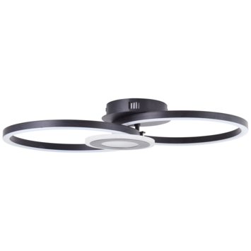 Brilliant plafondlamp Bray 24W 2900 lm zwart
