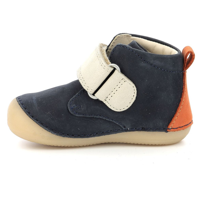 Kickers Kickers Sabio Marine Beige Orange