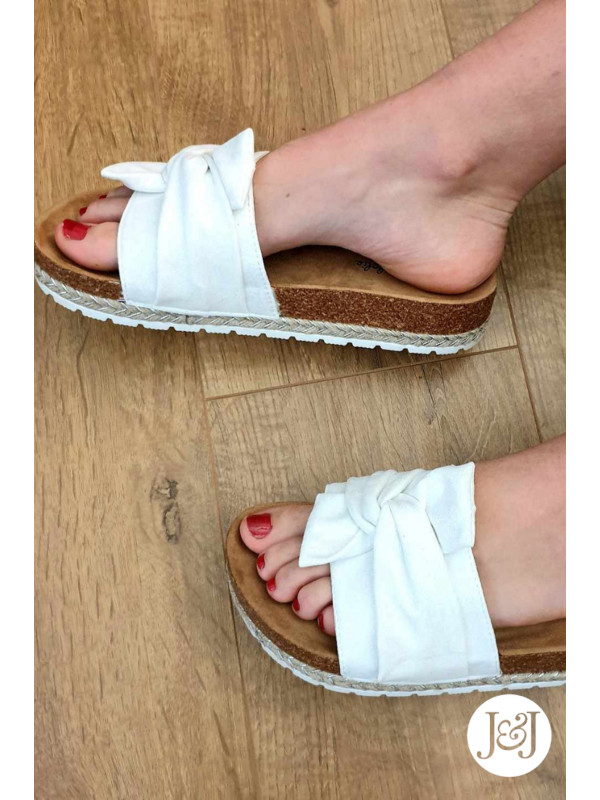 Nu-Pieds Nœud blancs ' Liv'
