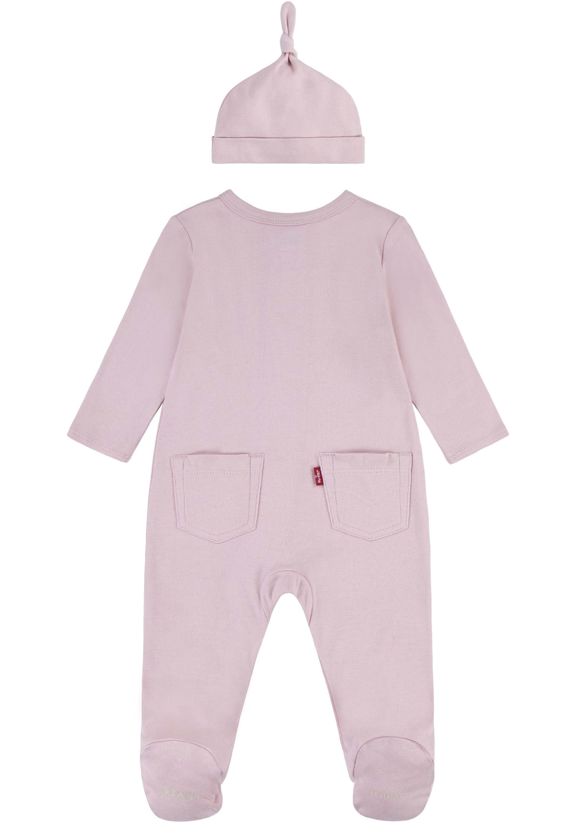 Levi's® Kids Neugeborenen-Geschenkset »LVN FOOTED COVERALL & HAT SET« Set, 2 Stk. UNISEX