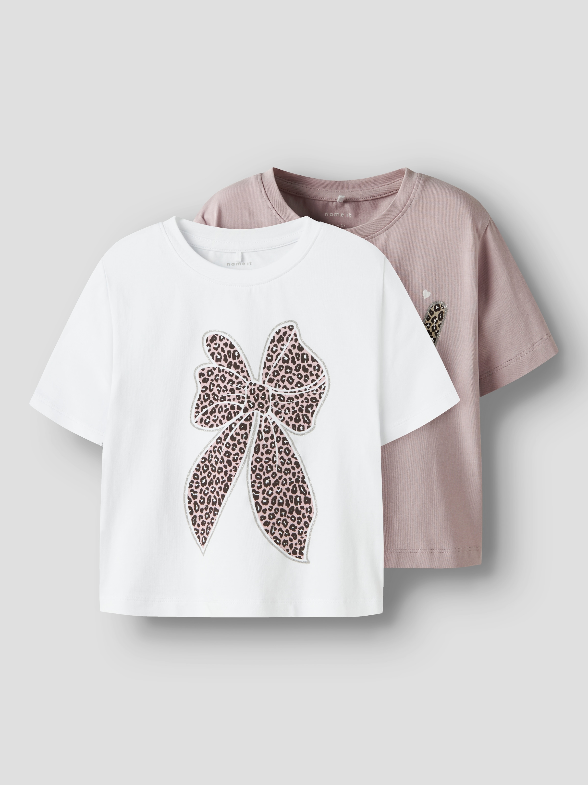 Name It T-Shirt »NMFLEOANJA SS NREG TOP 2P«, 2 Stk.