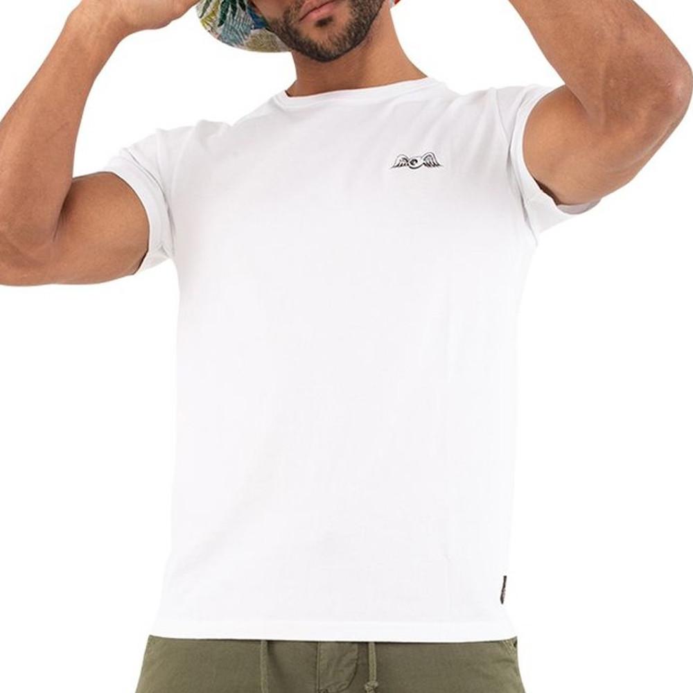 Von Dutch T-shirt Blanc Homme Von Dutch SHAVE