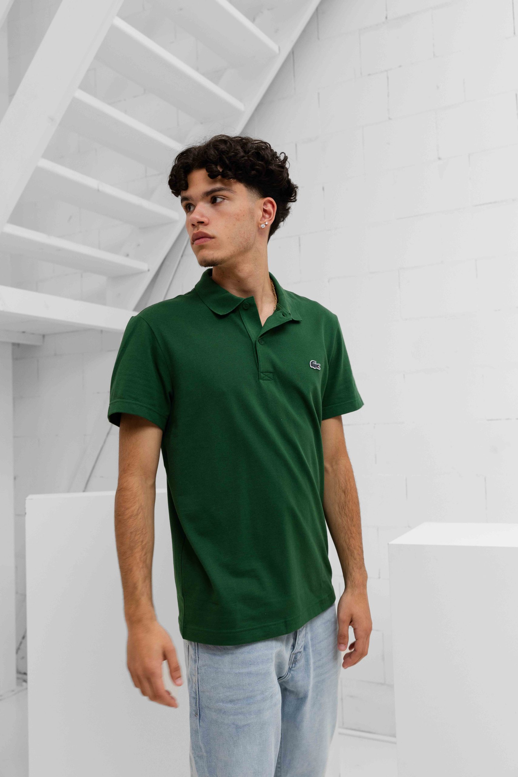 Lacoste Polo Heren Groen