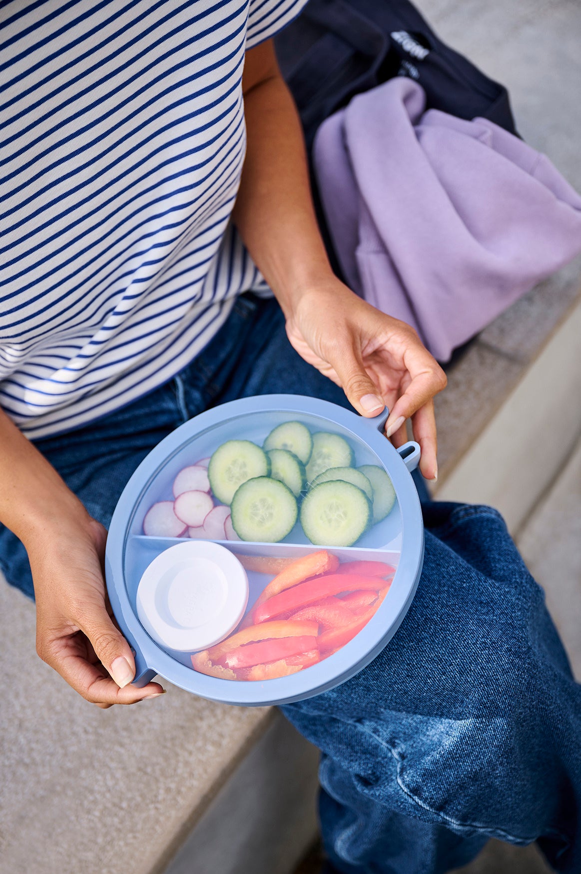 Mepal Bento lunchbox Vita blauw 24 x 20,7 x 8,5 cm