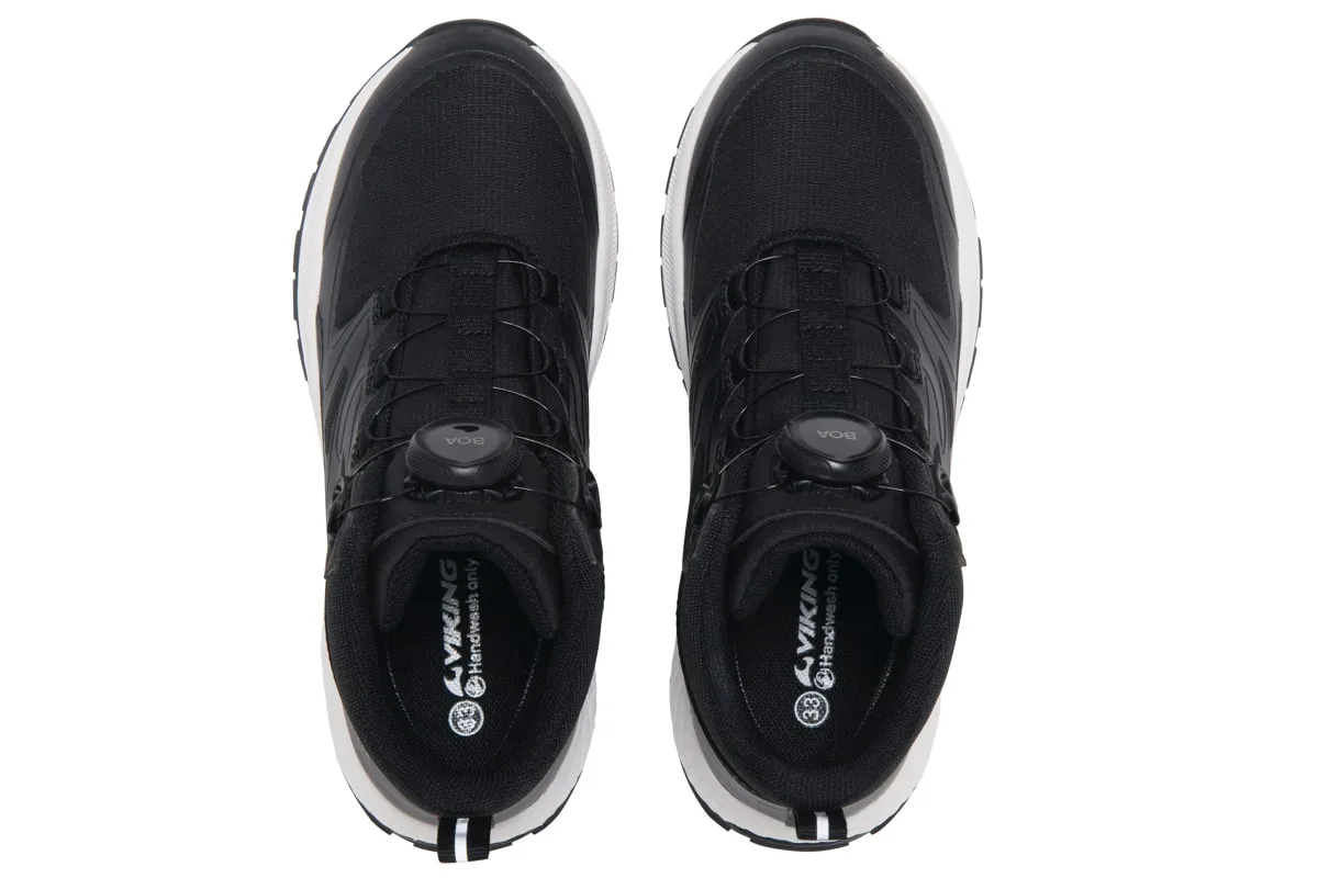 Viking Footwear Junior Equip Mid Waterproof Boa Black