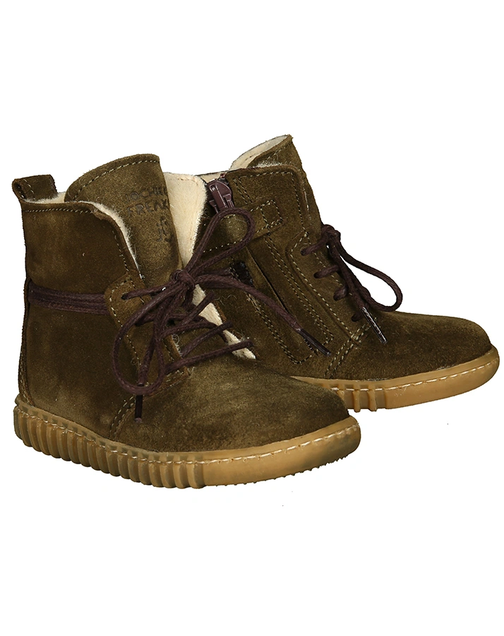 Lauflernboots WARM gefüttert in dunkelgrün
