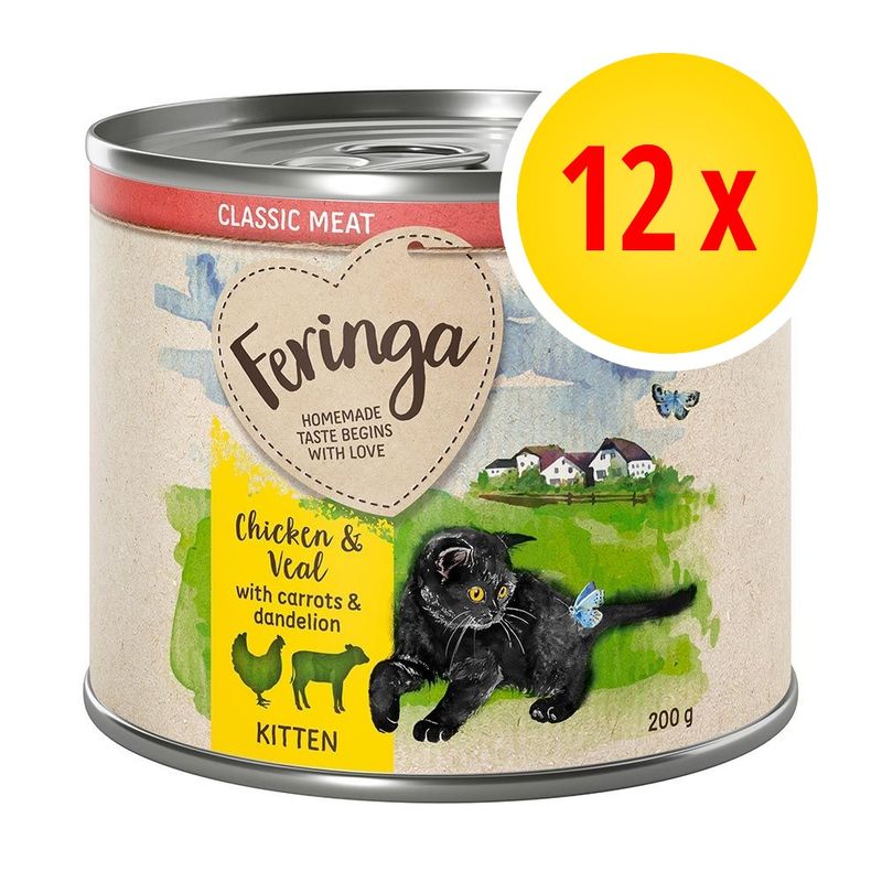 Lot Feringa Kitten 12 x 200 g pour chaton
