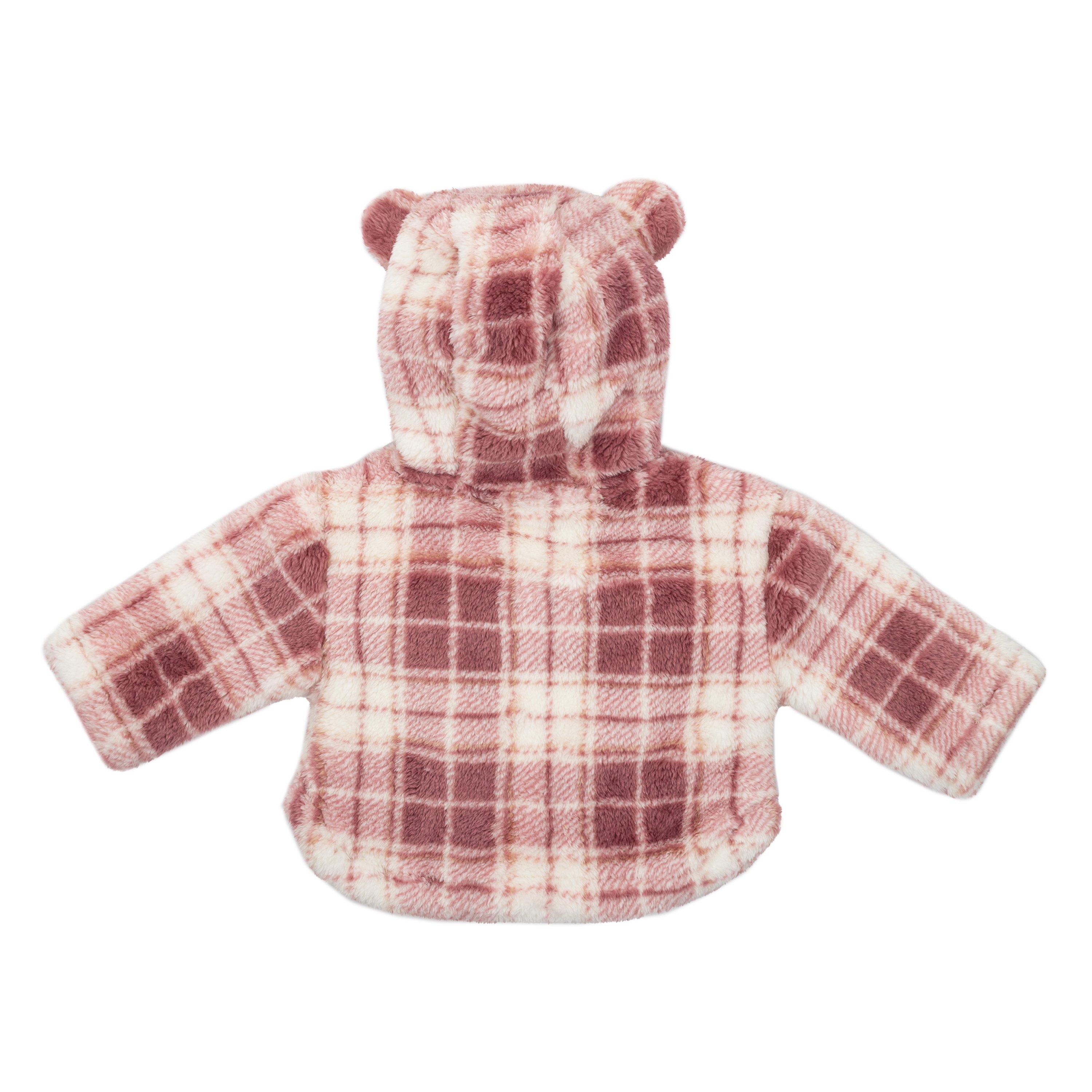 Hello World Bear Check Jacket Babies