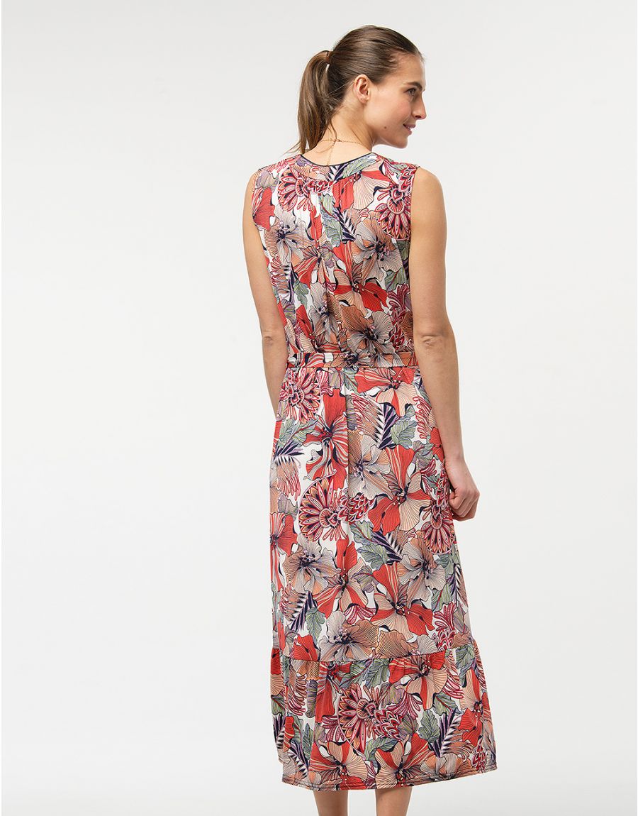 Robe longue hibiscus