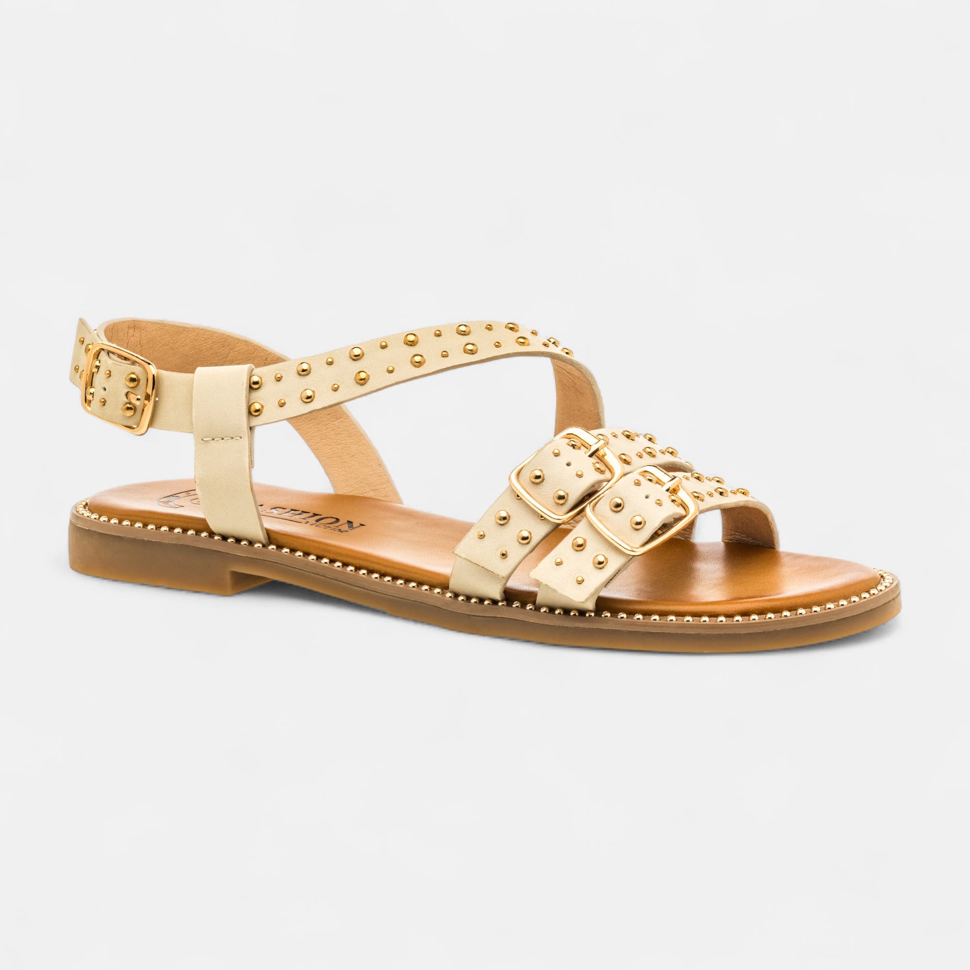 Nu-pieds Femme beige