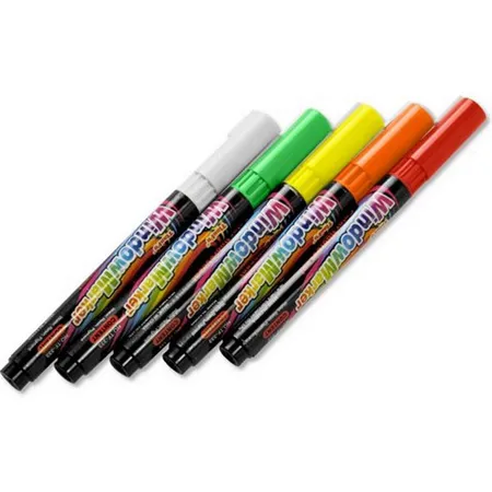 MW-Handel Kreidemarker, 2 mm Kreidestifte verschiedene Farben, 5 Stück