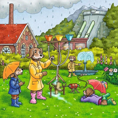 Ravensburger Puslespill Renewable energies 3x49 Brikker