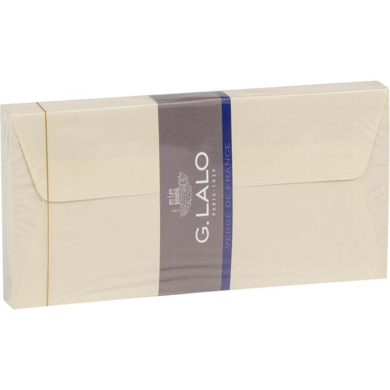 25 enveloppes DL (110x220mm)Vergé doublées adhésives