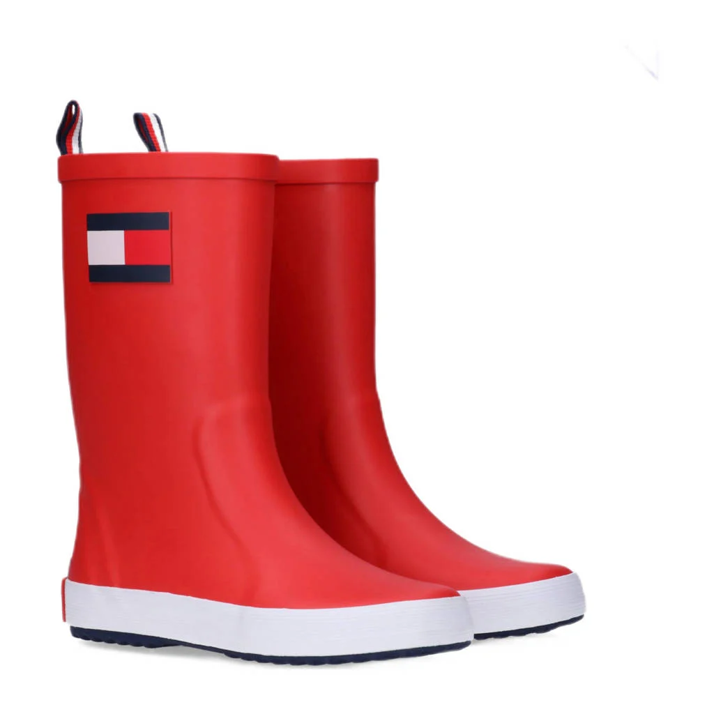 Tommy Hilfiger regenlaarzen rood