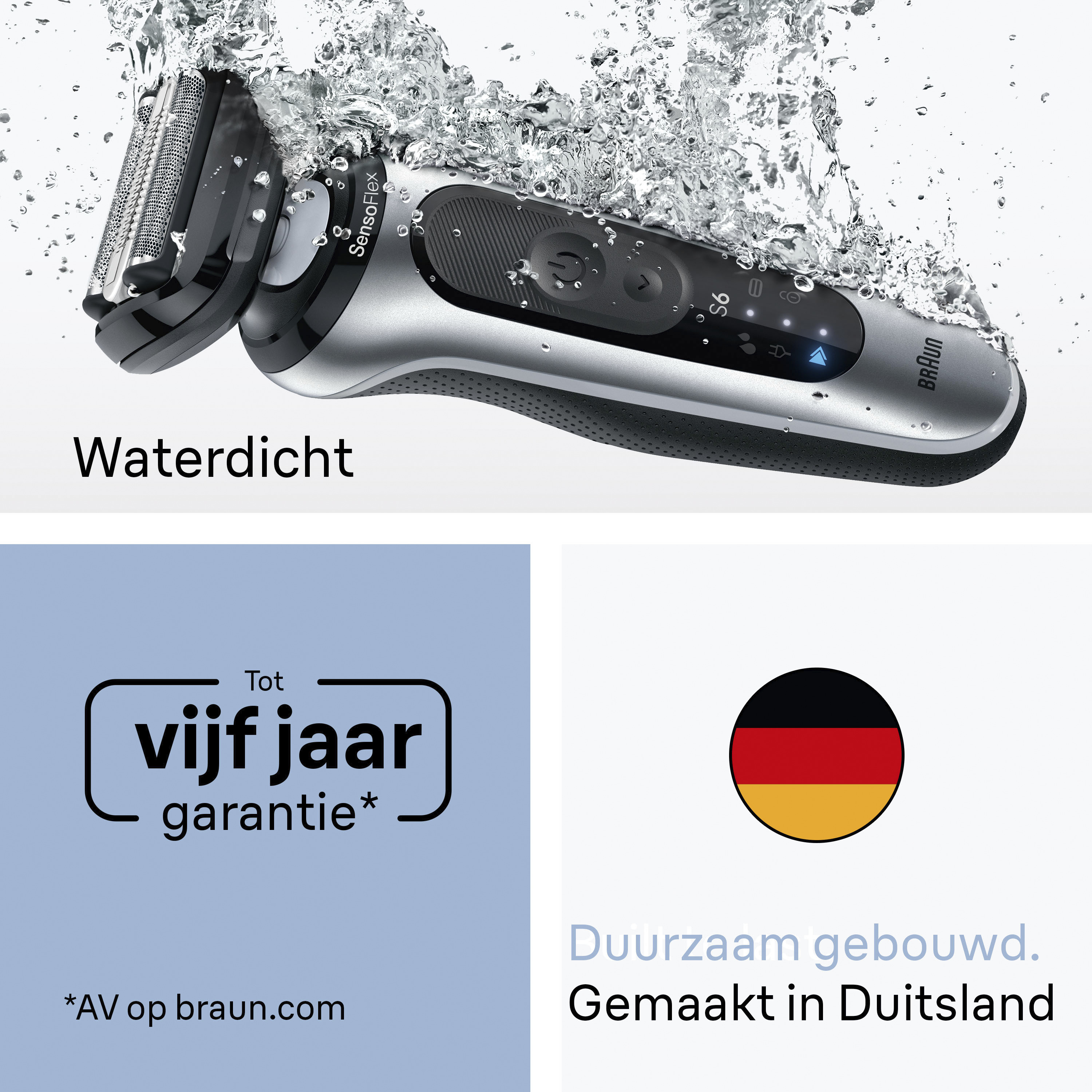 Braun Elektrisch Scheerapparaat Series 6 62-S7650cc