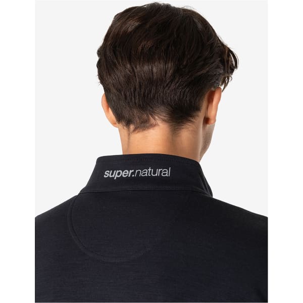Veste polaire randonnée SUPER.NATURAL M MOTION JACKET JET BLACK