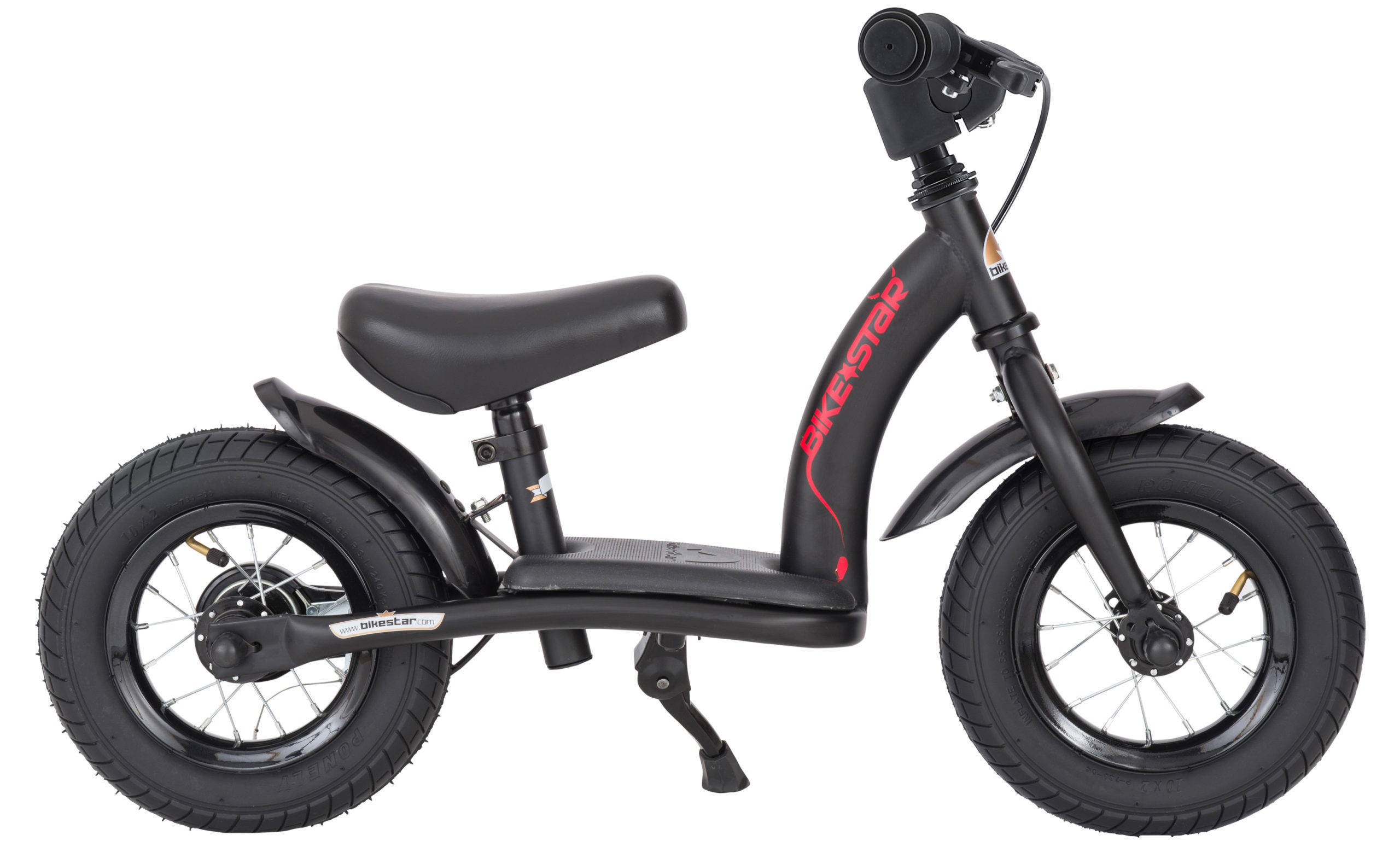BikeStar Classic, 10 inch loopfiets, mat zwart