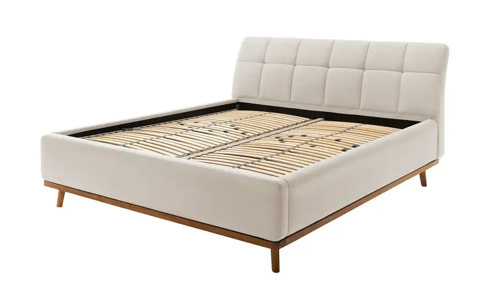 Polsterbettgestell Beige 180 cm