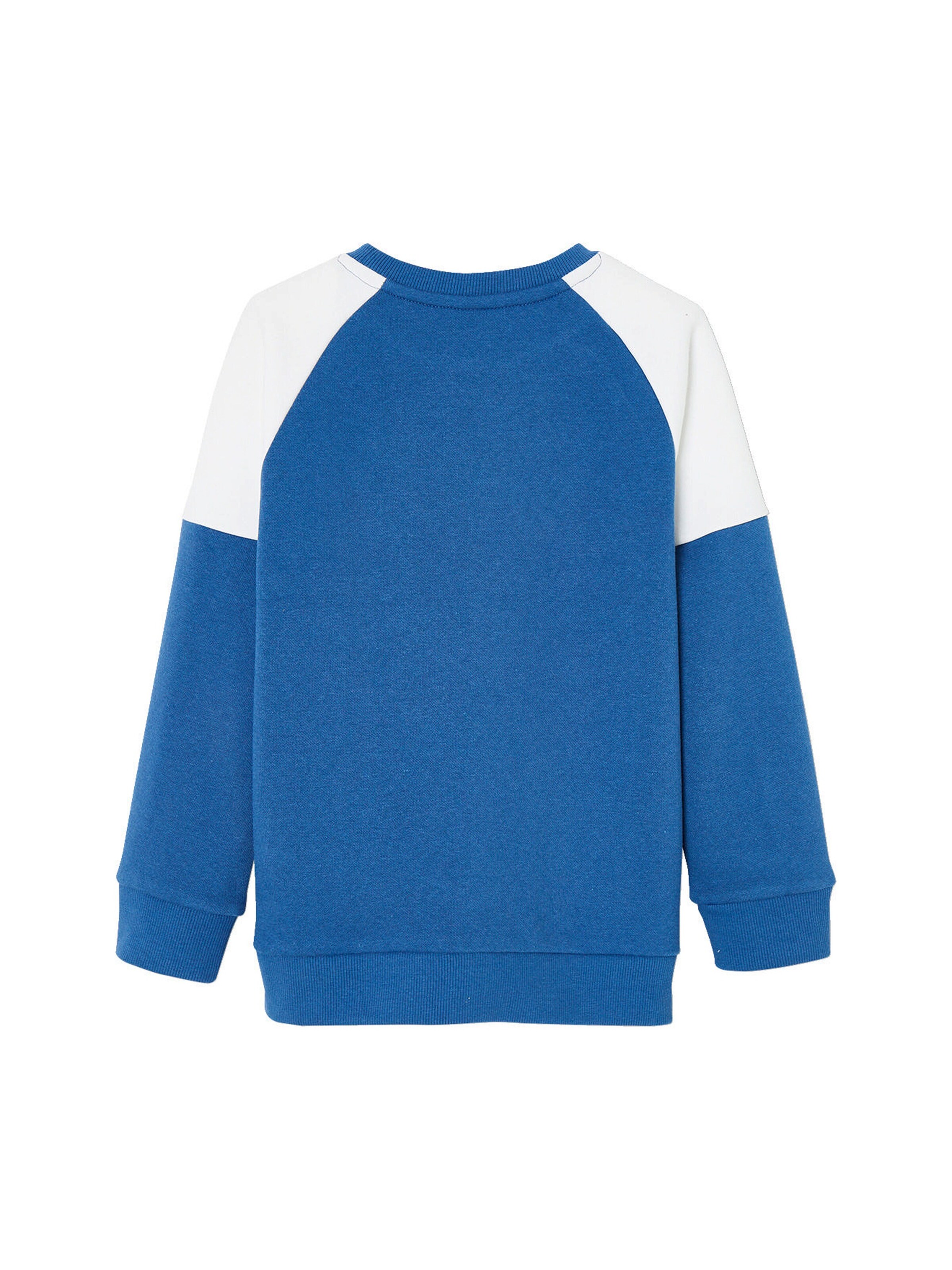 Vertbaudet Jungen Sport-Sweatshirt, Brooklyn königsblau