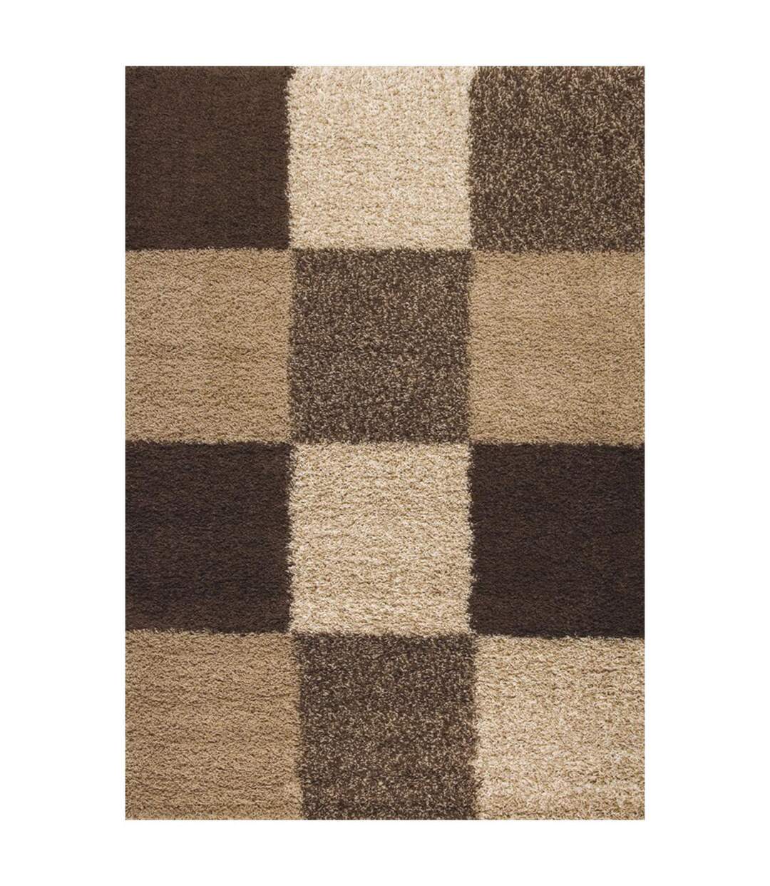 Tapis shaggy NORLAZ en polypropylène doux et soyeux OEKO TEX