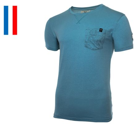 T-Shirt Manches Courtes LeBram Poche Grand Ballon Blanc Vert