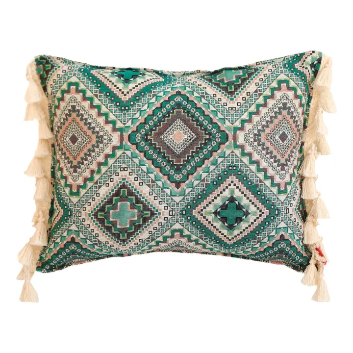Moi Mili Coussin Boho | Vert