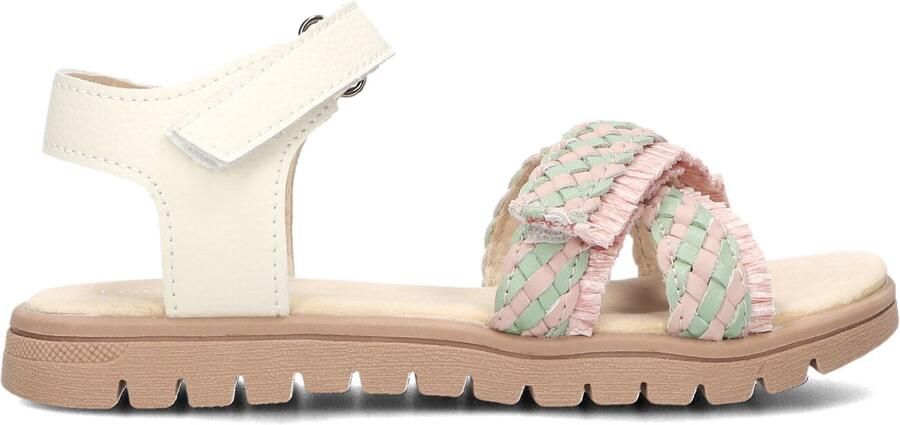 Ton & Ton Meisjes Platte sandalen Marit Multi Textiel Plateauzool