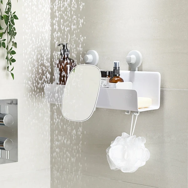 Large étagère de douche avec miroir Easystore Joseph Joseph