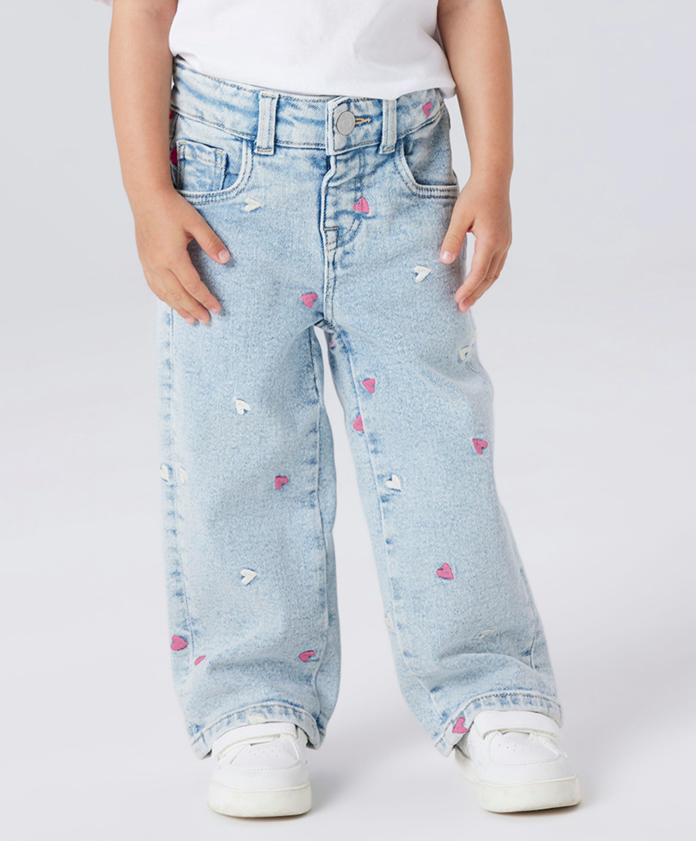 Name it NMFROSE WIDE EMB 2633-FR NOOS meisjes jeans blauw