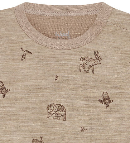 Hust and Claire Body l/æ - Uld/Bambus - Baloo - Biscuit Melange
