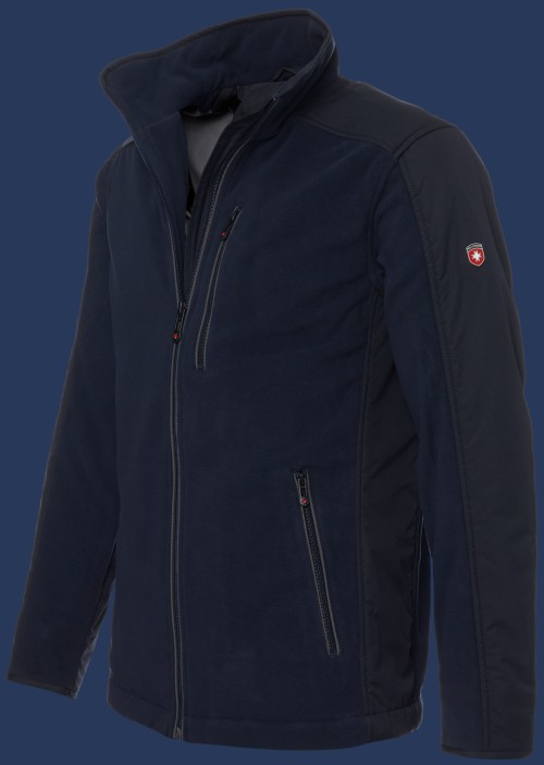 Jet-Jacket Sport MicroFleece, Darknavy/Titan