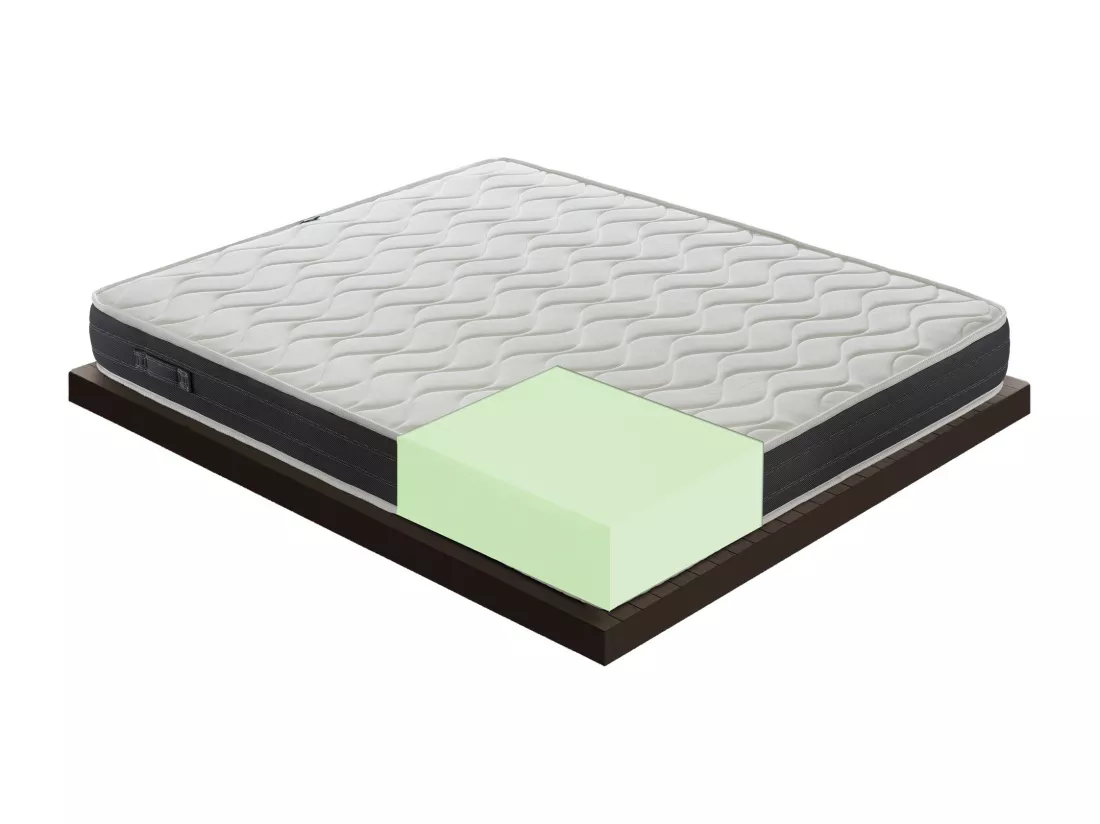Matelas rafraîchissant à mémoire de forme 11 zones différentes 180x200 cm