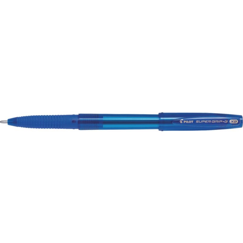 Stylo-bille pilot super grip g cap pointe extra large coloris bleu  bps-gg-xb/1.6