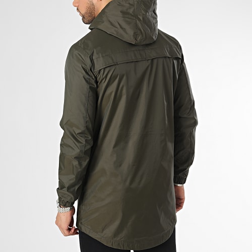 Coupe-Vent Long Vert Kaki