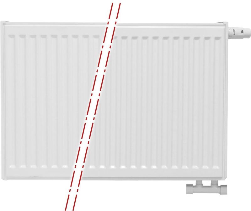 ECA - Paneelradiator Compact 8 - Wit - 60x160 cm - 5091 Watt
